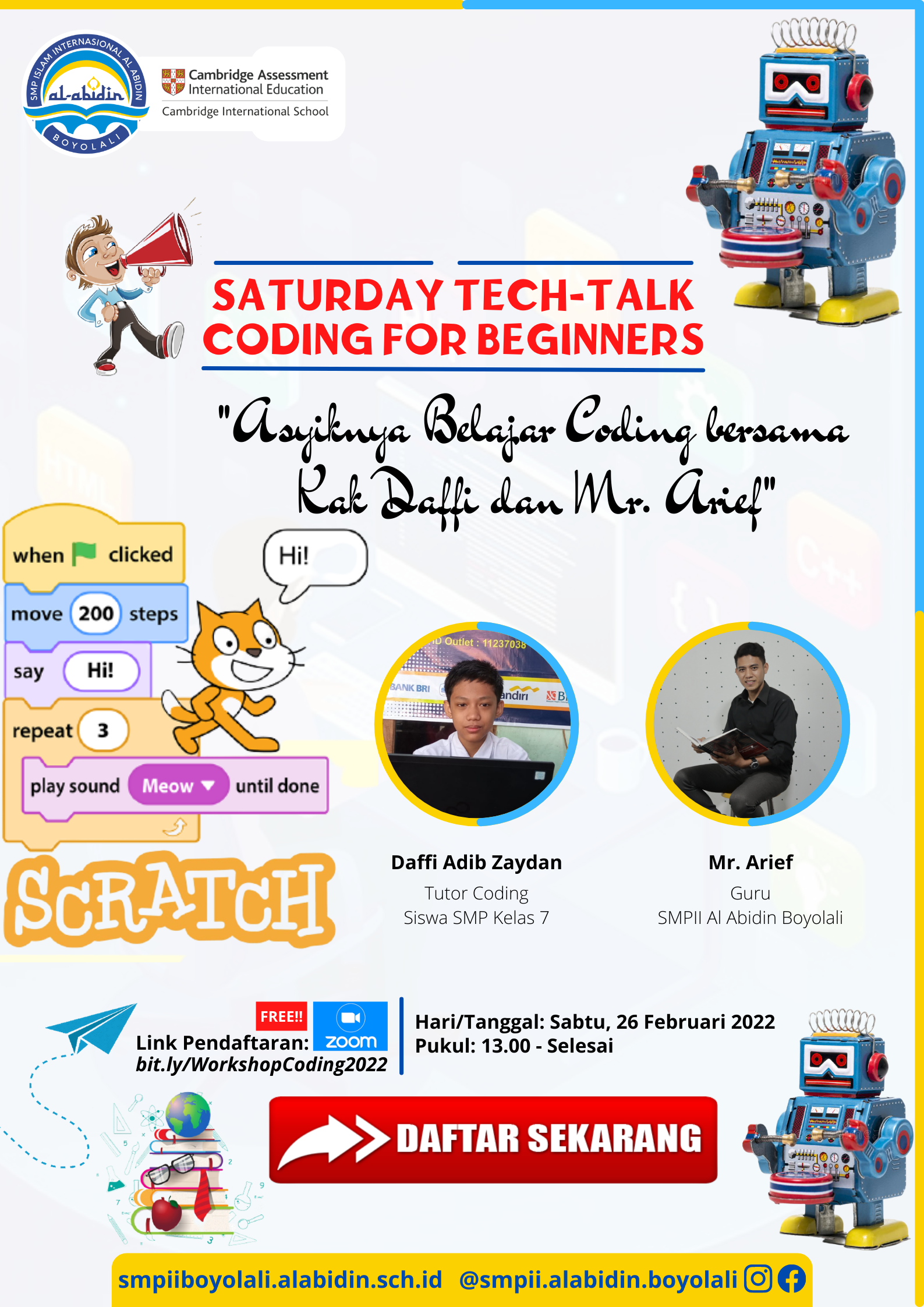 Saturday Tech-Talk Coding for Beginners