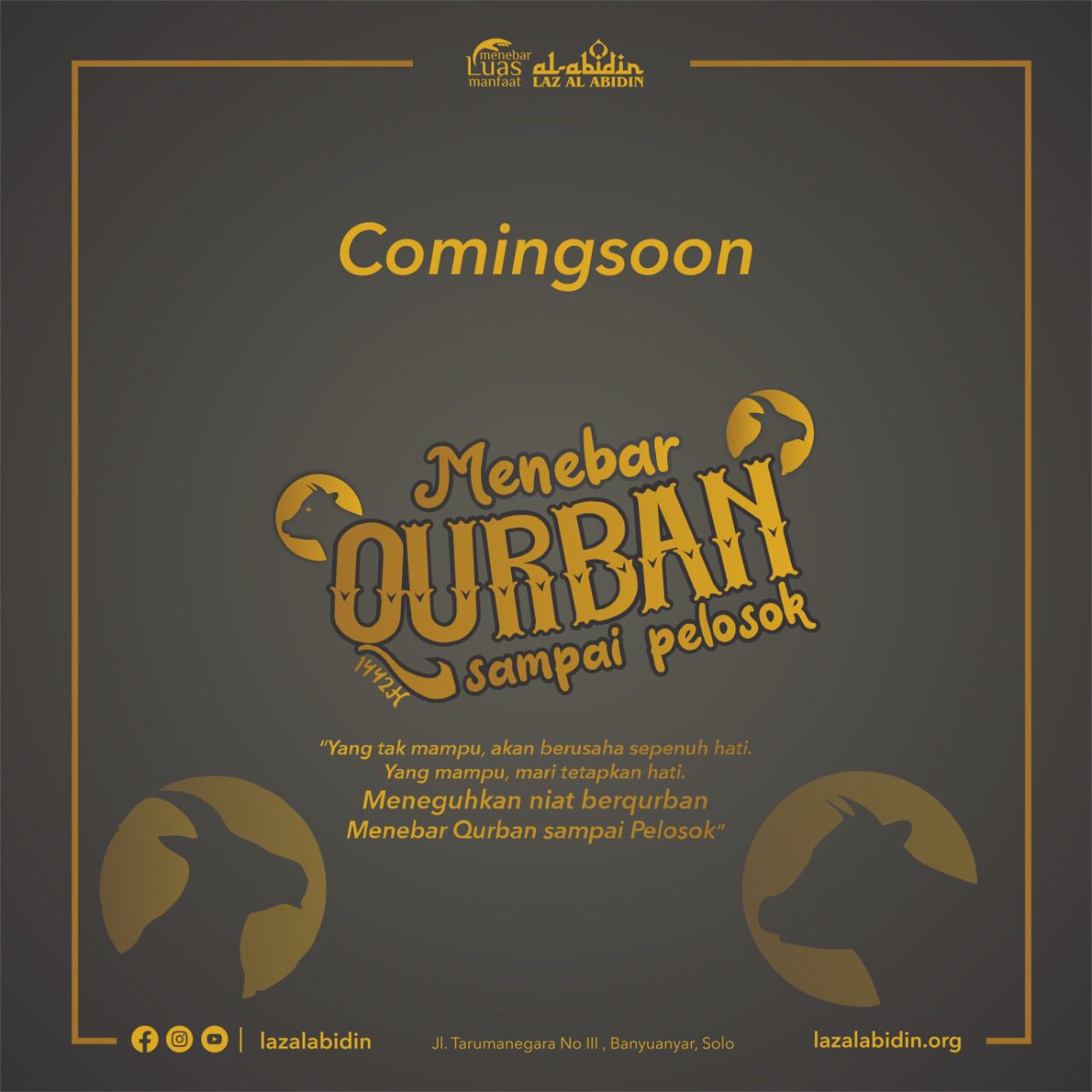 Jadikan Qurbanmu Lebih Bermakna Bersama Al Abidin Boyolali